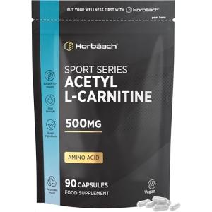 Acetyl L-Carnitine 500mg Vegan Capsules - 90ct
