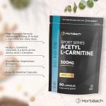 Acetyl L-Carnitine 500mg Vegan Capsules - 90ct
