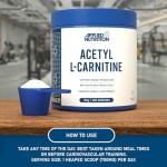 Applied Nutrition L-Carnitine Powder for Energy & Metabolism
