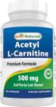 Acetyl L-Carnitine 500 mg - 120 Capsules