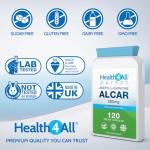 Health4All 500mg Acetyl L-Carnitine Capsules