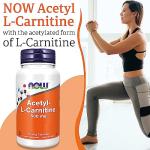Now Foods Acetyl-L-Carnitine 500mg Vegan Capsules
