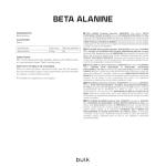 Pure Beta Alanine Powder, 500g Bulk Size