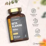 Beta Alanine 1500mg Vegan Capsules - 120 Count