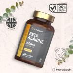 Beta Alanine 1500mg Vegan Capsules - 120 Count