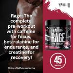 Warrior Rage High Caffeine Pre-Workout Powder