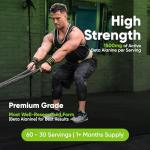 Beta Alanine 1500mg - 120 Capsules for Energy