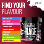 Warrior Rage High Caffeine Pre-Workout Powder