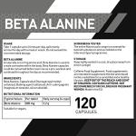 Beta Alanine Capsules - 120 Count