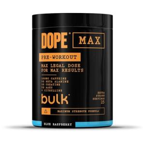 Bulk Dope Max Pre-Workout Powder - Blue Raspberry