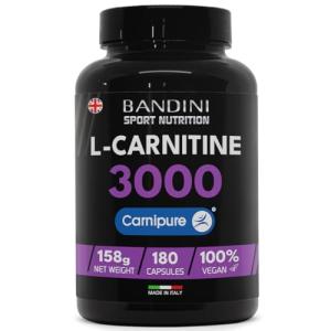 Bandini L-Carnitine 3000 Veggie Capsules - 180 Count