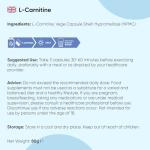L-Carnitine Capsules 2000mg | Vegan & Gluten-Free