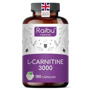 High-Strength L-Carnitine 3000mg Capsules for Energy