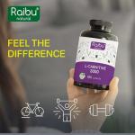 High-Strength L-Carnitine 3000mg Capsules for Energy