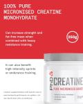 PhD Nutrition Micronised Creatine Monohydrate Powder, 250g