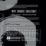 Warrior Creatine Monohydrate Tablets – 3000mg – 60 Capsules