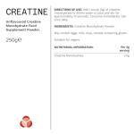 PhD Nutrition Micronised Creatine Monohydrate Powder, 250g