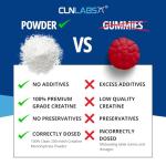 Pure Creatine Monohydrate Powder - 500g Tub