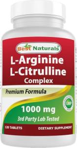 L-Arginine L-Citrulline Complex 1000 mg - 120 Tablets