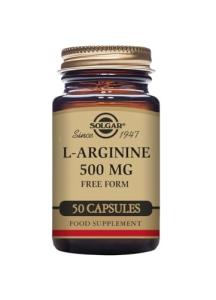 Solgar L-Arginine 500 mg Vegan Capsules - 50 Count