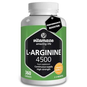 High Strength L-Arginine 4500 mg - 360 Capsules