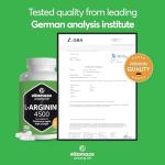 High Strength L-Arginine 4500 mg - 360 Capsules