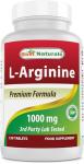Best Naturals L-Arginine 1000 mg, 120 Tablets