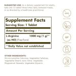 Solgar L-Arginine 1000mg Tablets - 90 Count