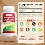 L-Arginine L-Citrulline Complex 1000 mg Tablets