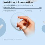L Arginine 4000mg - 360 Vegan Tablets