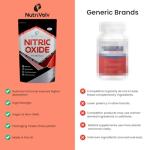 Nitric Oxide L-Arginine Pre Workout Supplement - 120 Caps