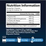 L-Arginine Nitric Oxide Supplement for Men