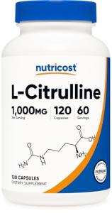 Nutricost L-Citrulline 500mg, 120 Capsules