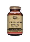 Solgar L-Glutamine 500mg Vegetable Capsules - 250 Pack