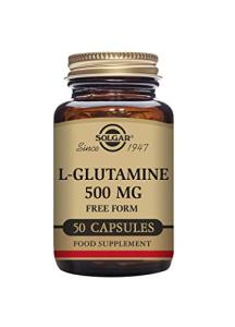 Solgar L-Glutamine 500 mg Vegan Capsules - 50 Count