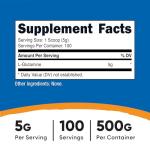Nutricost L-Glutamine Powder 500g - Unflavored