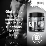 Warrior Glutamine Powder for Muscle Recovery 300g
