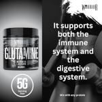 Warrior Glutamine Powder for Muscle Recovery 300g