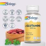 Solaray L-Glutamine 100 Vegan Capsules for Recovery
