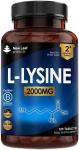 High Strength L-Lysine 2000mg - 120 Vegan Tablets