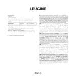 Leucine Powder 500g - 166 Servings