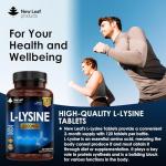 High Strength L-Lysine 2000mg - 120 Vegan Tablets