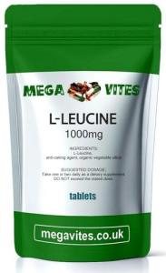 L-LEUCINE 1000mg Tablets - 30 Count