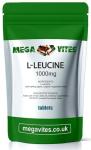 L-LEUCINE 1000mg Tablets - 30 Count