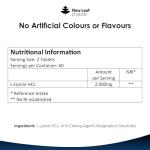 High Strength L-Lysine 2000mg - 120 Vegan Tablets