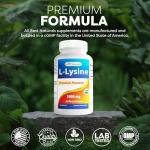 L-Lysine 1000 mg - 180 Tablets by Best Naturals