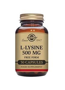 Solgar L-Lysine 500mg Vegan Capsules - 50 Count