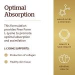 Solgar L-Lysine 1000 mg - Vegan Amino Acid Tablets