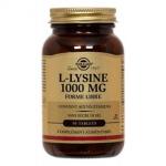 Solgar Lysine 1000 Mg, 50 Capsules
