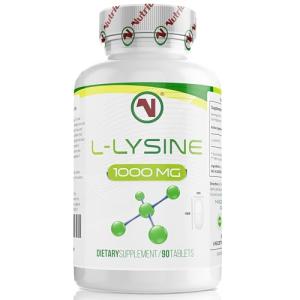L-Lysine 1000mg Tablets - Easy to Swallow